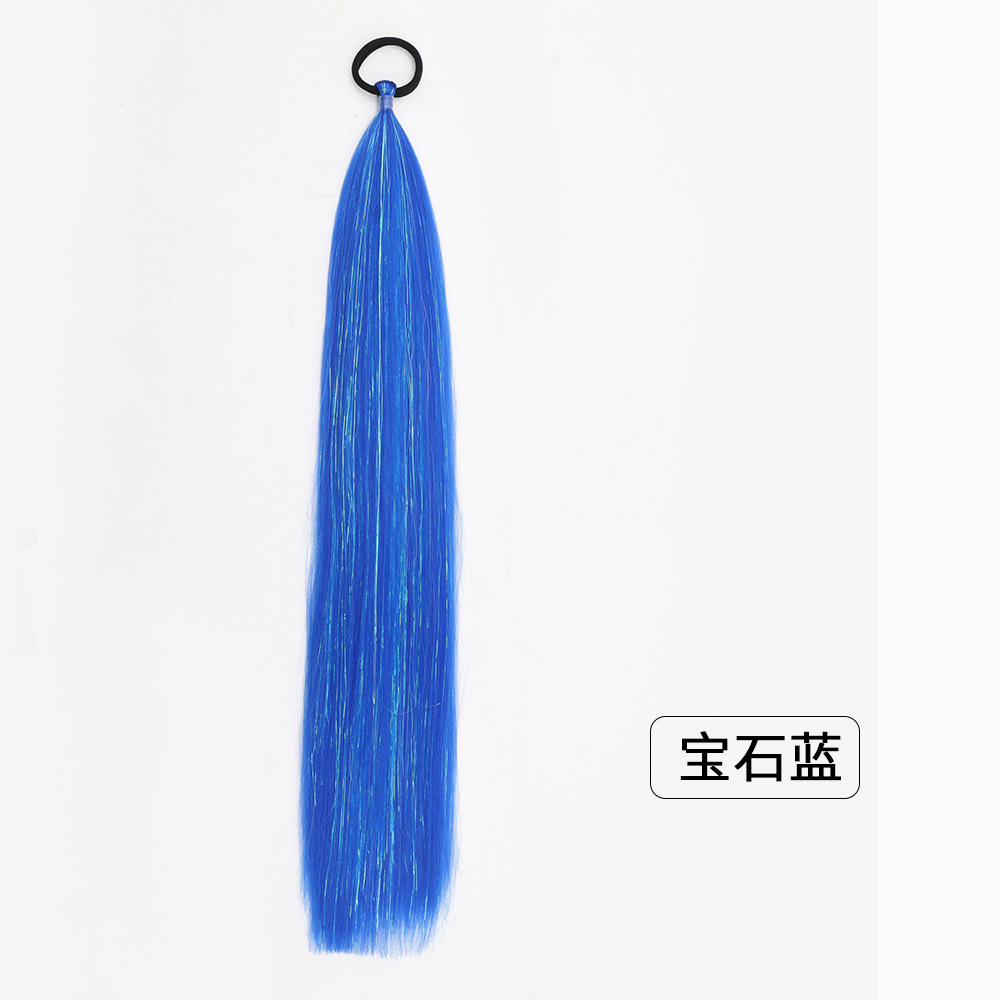 Venta al por mayor de hilo de oro y plata para comercio exterior, para pelucas y coletas de rastas EZ, de un solo hilo, con degradado de colores, para cabello trenzado DIY, hilo láser y trenzas grandes.