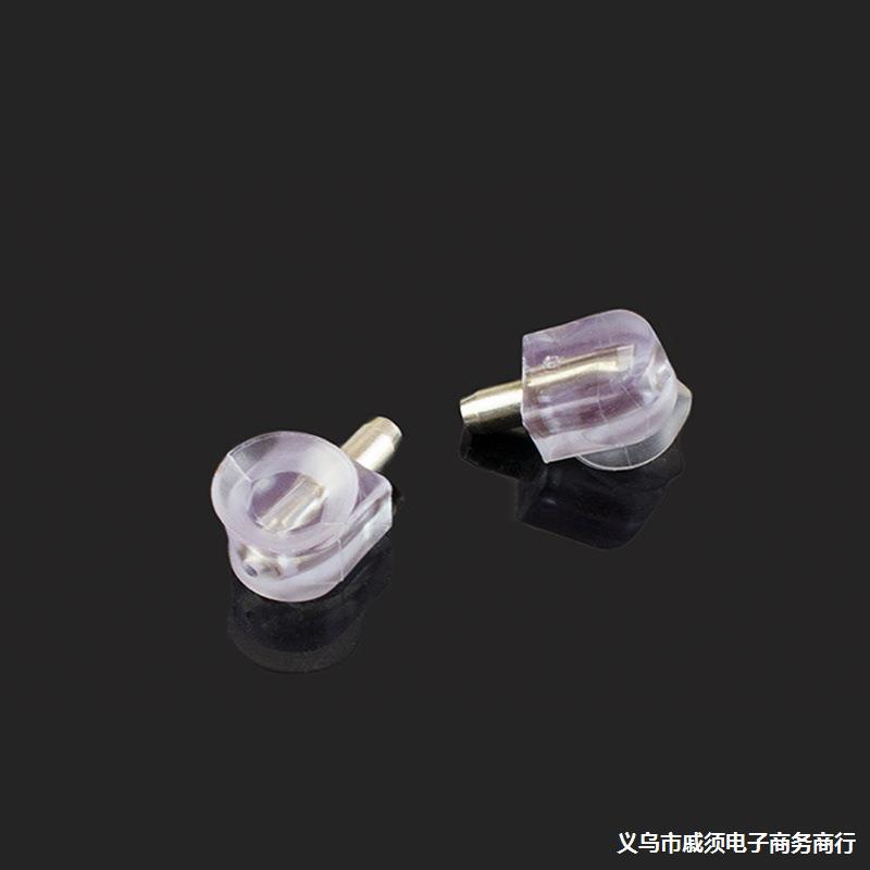 工厂直销五金家具合金玻璃吸盘层板托 透明吸盘板托 塑料隔板板托