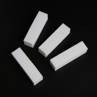 Factory Direct four-side grinding tofu block high foaming white sponge nail file grinding block nail tools