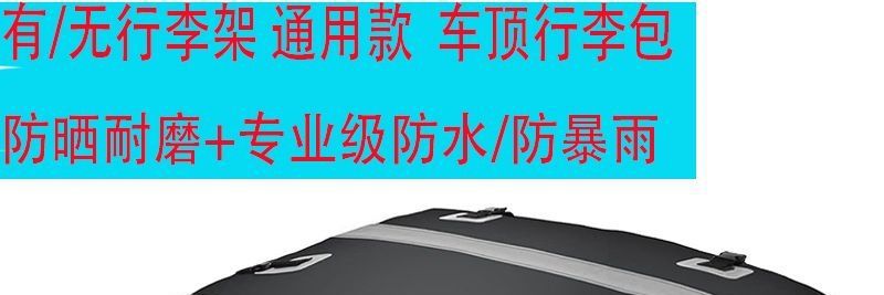 Roof luggage bag, waterproof and wear-resistant, for outdoor use, large capacity