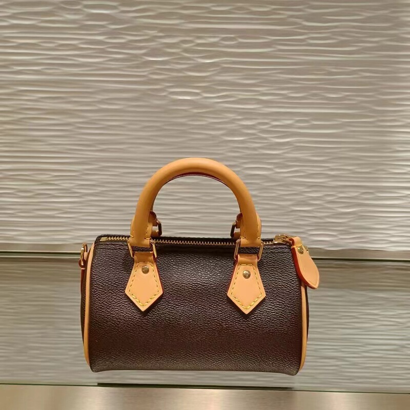 (Guangzhou Cross-Border Chip Version) M&Lv Classic Monogram Speedy20 Pillow Bag Embroidered Shoulder Crossbody Bag (Guangzhou Cross-Border Chip Version) M&Lv Classic Monogram Speedy20 Pillow Bag Embroidered Shoulder Crossbody Bag