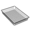 ∫Black basket length 45 width 25 - Send screw + tie