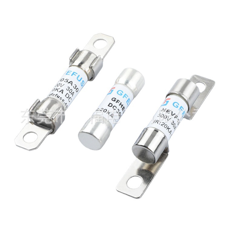 厂家产销售贡福品牌4A1000V高压保险丝陶瓷直流汽车保险丝