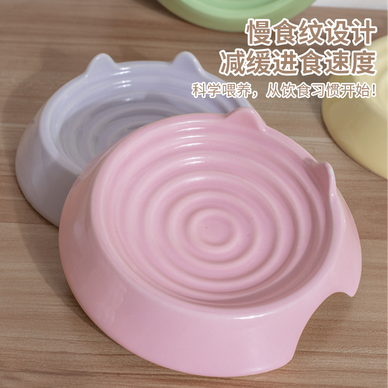 Ceramic Pet Bowl Cat Ear-Shaped Cat Bowl Pet Canned Bowl Snack Bowl Cat Food Utensils Cat Basin Feeding Water Bowl Wholesale Cross-Border Ceramic Pet Bowl Cat Ear-Shaped Cat Bowl Pet Canned Bowl Snack Bowl Cat Food Utensils Cat Basin Feeding Water Bowl Wholesale Cross-Border