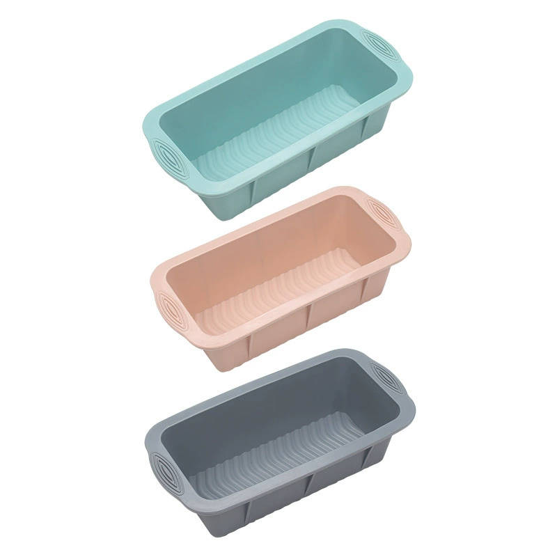 Tusi baking tray silicone long square baking pan baking tool baking sheet mold anti -slip baking pan factory spot