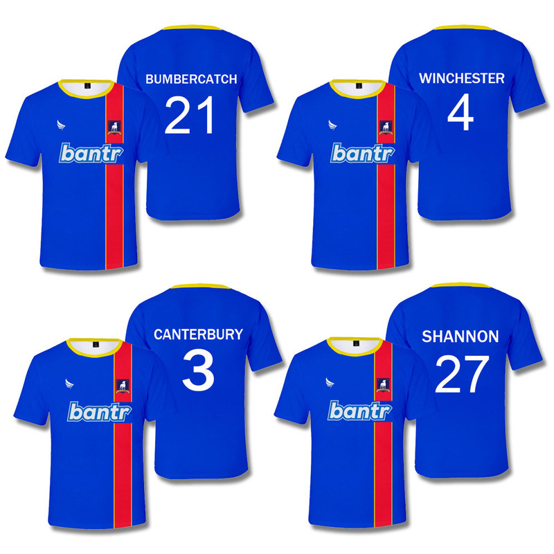 New football coach Ted Lasso short sleeve AFC Richmond men and women sports casual T-shirt summer