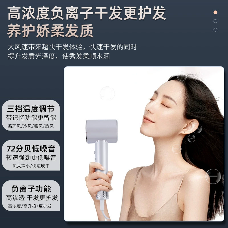 Фен Hair Dryer H1 HC601 HC604, высокая мощность, ионизирующая защита, варианты цифрового дисплея