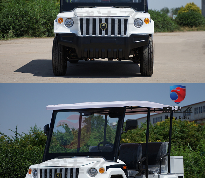 5-8 Electric Sightseeing Patrol Car Scenic Spot Tour Campus Property Patrol Homestay Reception Real Estate RV