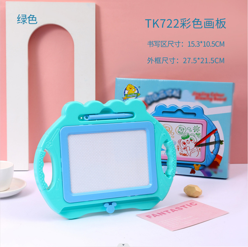 Jingjing tablero de escritura para niños tablero de dibujo magnético juguete de dibujos animados color Niños Bebé graffiti tablero de juguete al por mayor