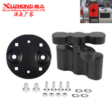 含税摩托车带锁油箱油桶水箱固定支架备用油壶铝合金托盘夹子配件