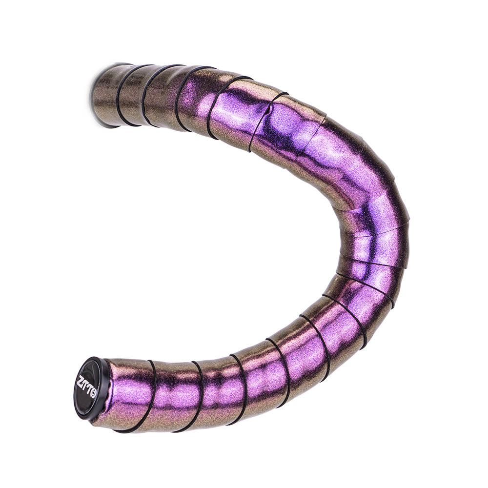 Correa de mango de bicicleta de carretera ZTTO correa de mango de bicicleta Aurora correa de mango de color degradado correa de absorción de choque correa de mango de cuerno