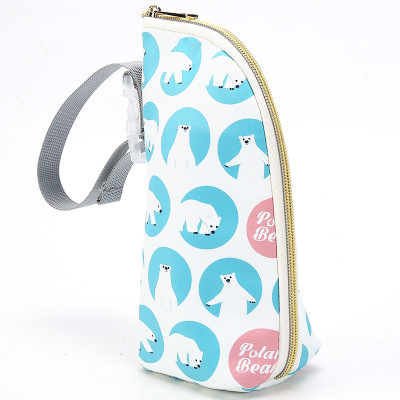 INS 日系奶瓶袋尿垫推车包尿布袋背奶包防水外出保温出行清新便携|ru