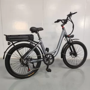 26-inch Electric Bicycle Lightweight Step-Through Mountain Touring Bike