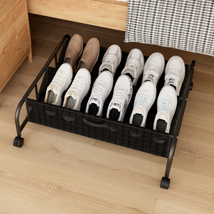 Rental dormitory simple bedbed storage shoe rack home economic shoe cabinet multi-functional small apartment shoe rack
