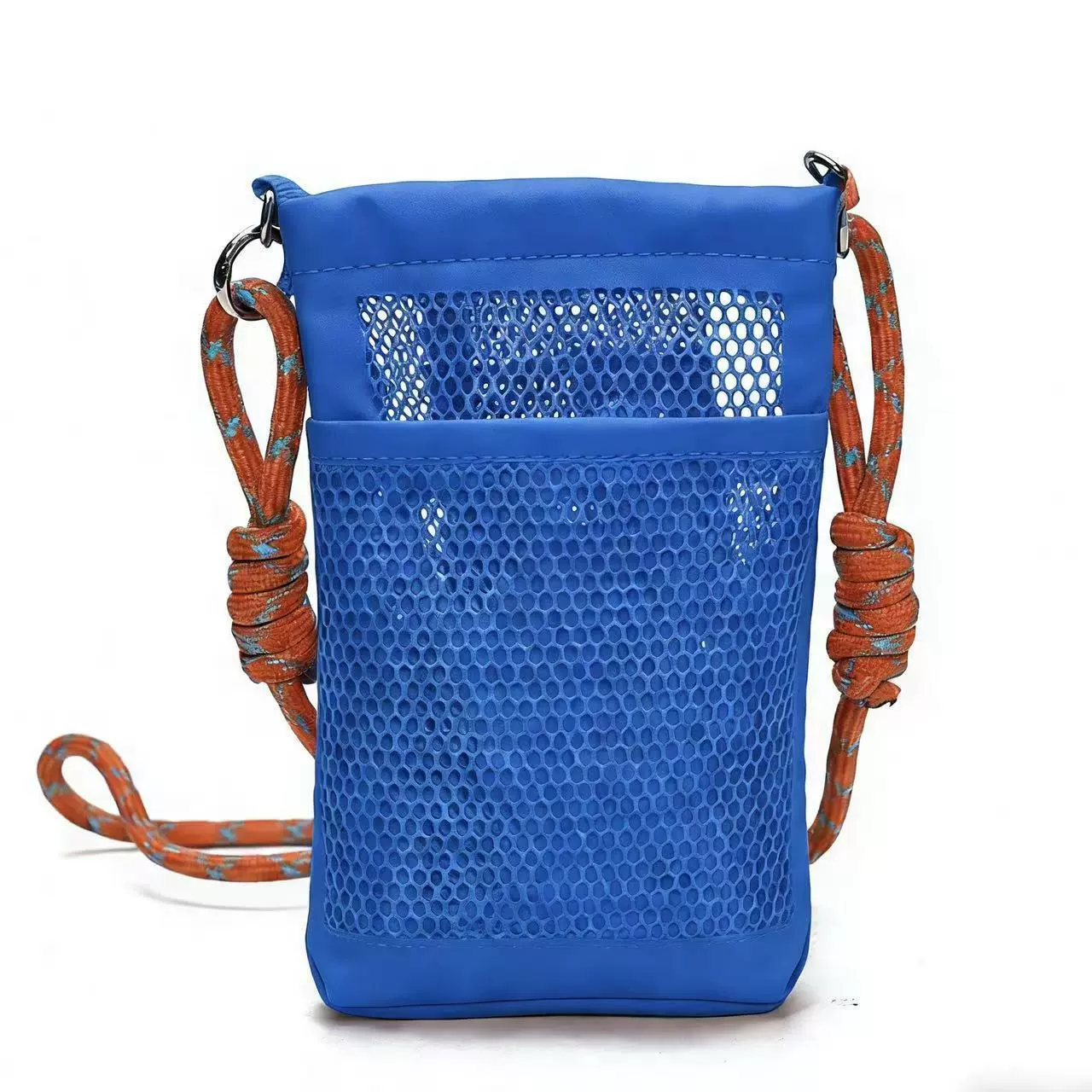 彩色网袋垮包斜挎包百搭胸包女士日常ins逛街手机小包工厂定制