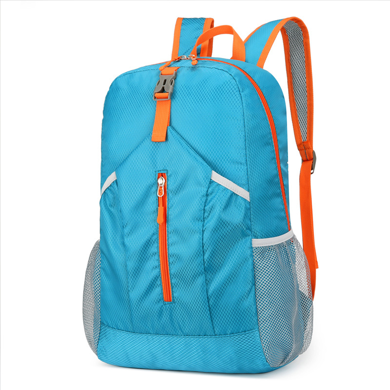Cross-border 2022 nueva mochila deportiva al aire libre plegable mochila de viaje ligera a prueba de agua bolsa de regalo de piel