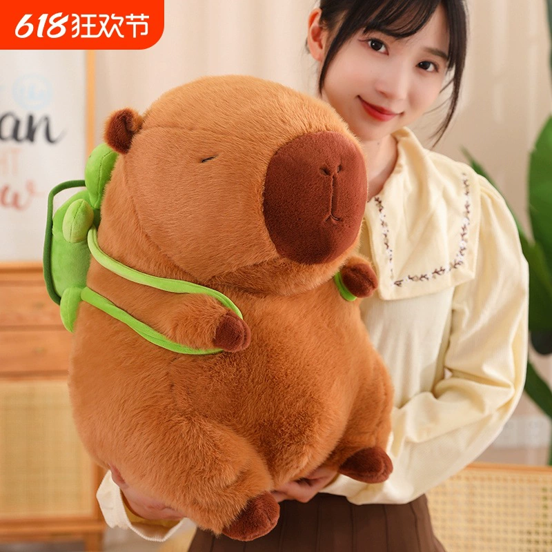 Кукла Wangkai Capibala с насморком, мягкая игрушка, кукла-капибара, подарок на день рождения для девочек