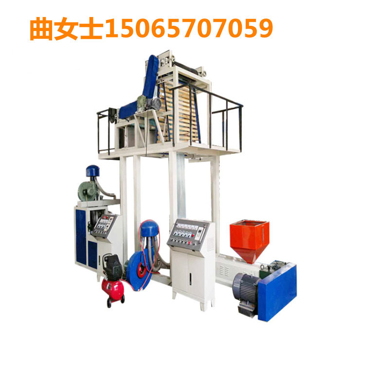 立吹风冷撕裂膜机  立吹式吹膜捆扎绳设备 立吹撕裂膜机价格