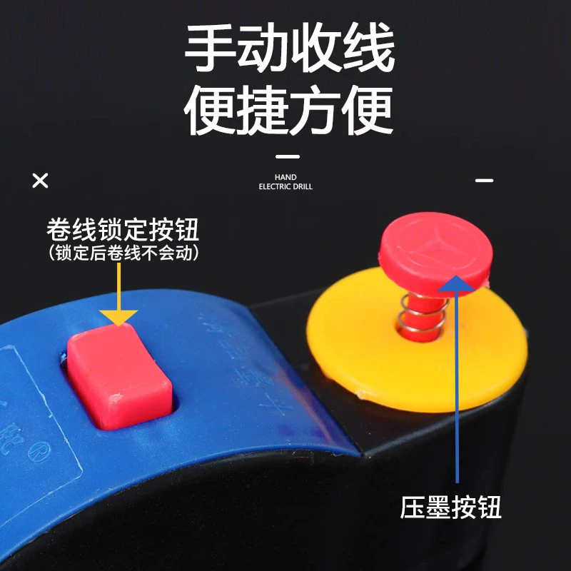 Пластиковая чернильная линия для деревообработки, прочная и устойчивая к падениям, ручной и автоматический маркировочный инструмент для строительных площадок.