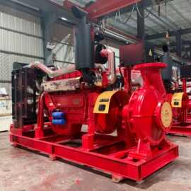 消防泵XBC柴油机消防泵组 室内柴油消防冷却水泵电动泡沫消防水泵