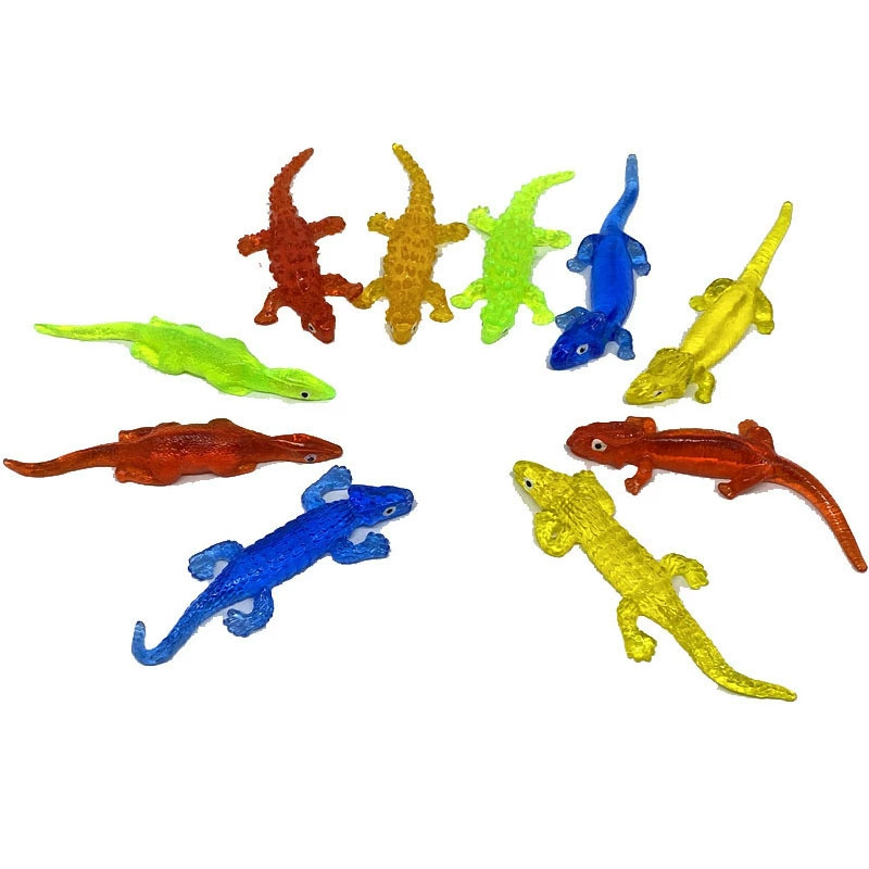 Трансграничная большая имитация TPR животное мягкий клей липкое вентиляционное отверстие декомпрессионная Trick динозавр крокодил ящерица игрушка
