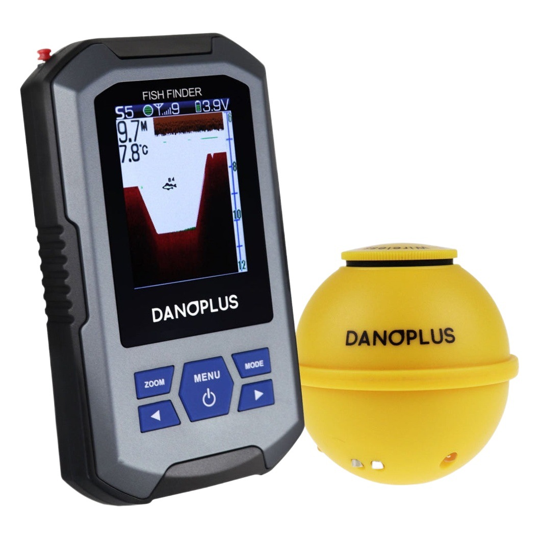 Cross-border English fish finder wireless color screen sonar fish detector outdoor supplies fishing gear wholesale fish finder