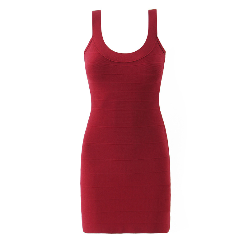 Foreign Trade Cross-Border Women's Clothing Wholesale 2026 New European and American Style Elegant High-Elastic Waist-Cinching Mini Dress Knit Dress Foreign Trade Cross-Border Women's Clothing Wholesale 2026 New European and American Style Elegant High-Elastic Waist-Cinching Mini Dress Knit Dress