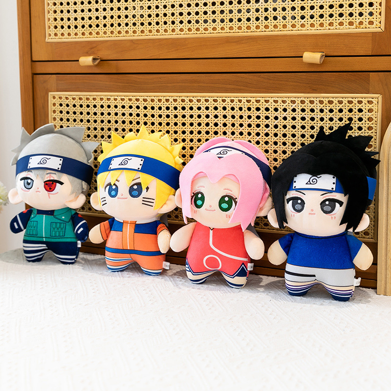 Cross-Border New Naruto Series Fifth Personality Cute Peripheral Printed Cotton Doll Doll