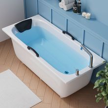 家用亚克力成人加厚保温小户型安装独立式老人一体浴缸浴盆