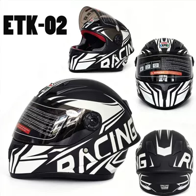 Motosiklet kaskı (dəbilqə) – Children's Motorcycle Helmets Dot Certified - childrens-etk-02-white-letters-s-code