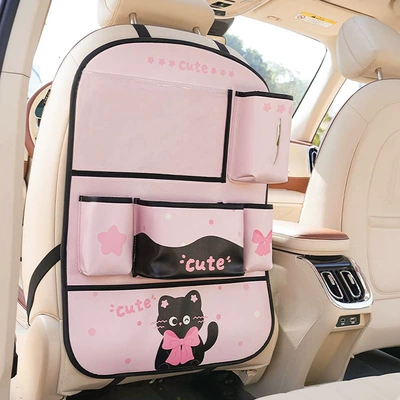 Table Multifunctional Storage Bag: Car table board - storage-bag-x-style-cute-bow-cat