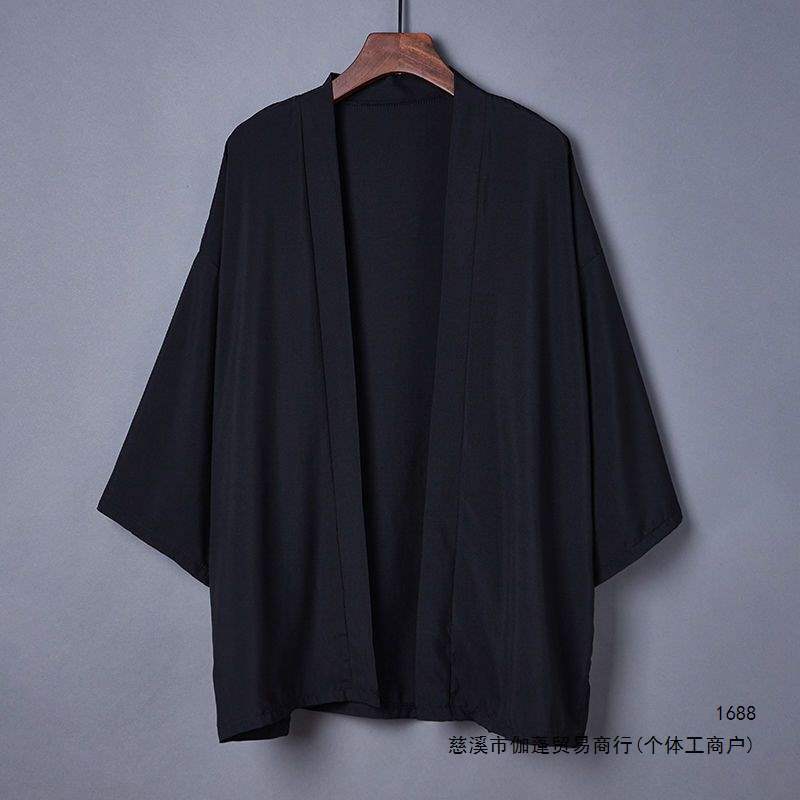 中国风浮世绘纯色百搭和服开衫日系jk外搭羽织夏季空调衫防晒衣潮