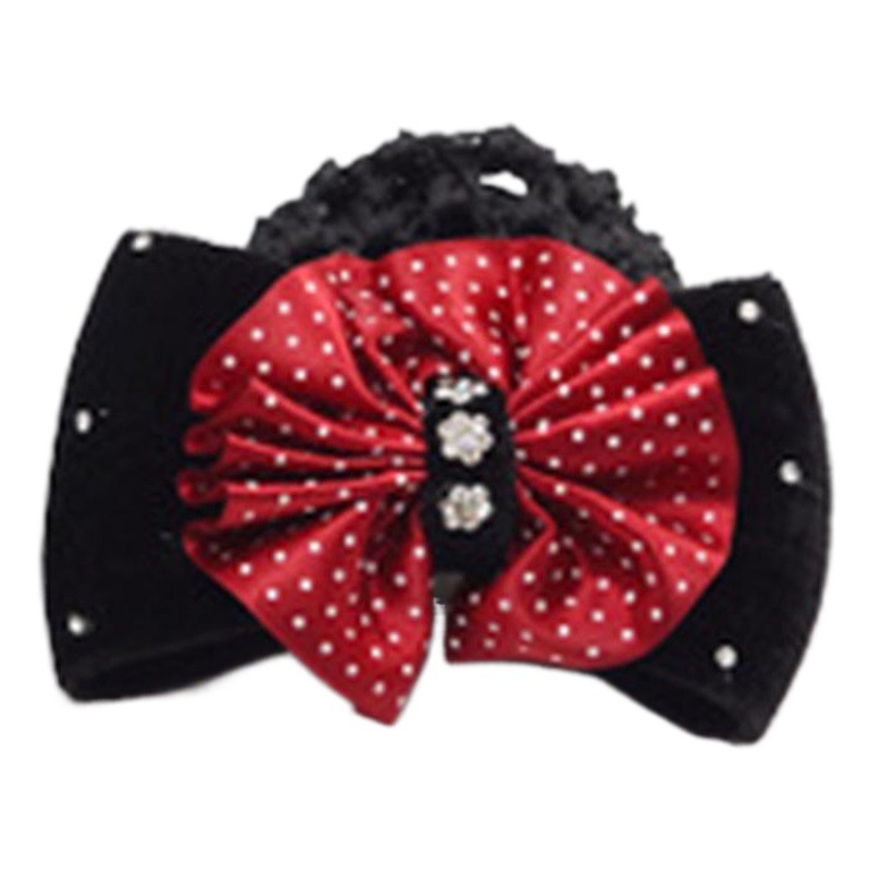 Banco enfermera tocado flor hembra Hotel trabajo profesional pelo red azafata pelo bolsillo tocado flor updo pelo clip pelo accesorios red bolsillo