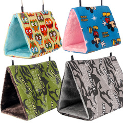 Jilong triangle bird's nest velvet, myna's winter bird's nest, small pet's warm cotton nest, bird cage, parrot bird supplies