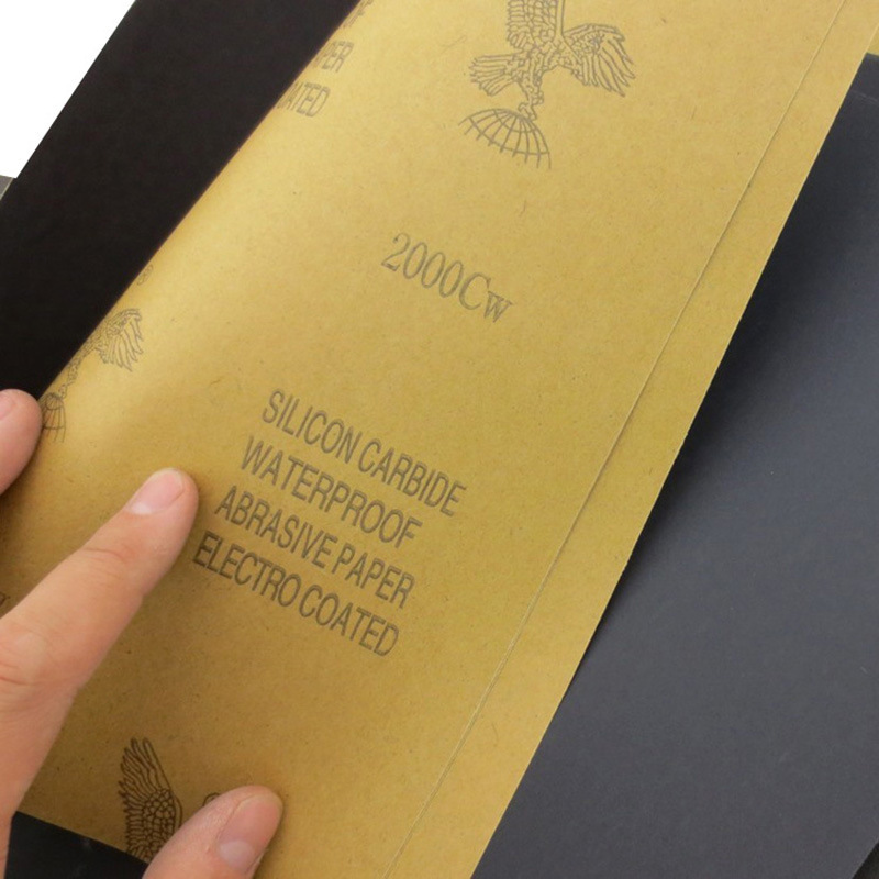鹰牌砂纸抛光打磨水磨砂纸片细砂纸沙布木工玉石干磨80-2000目