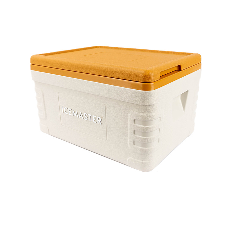 Ice Master 30L blanco marfil acampar al aire libre incubadora caja fría PU coche cubo de hielo congelador picnic comercial