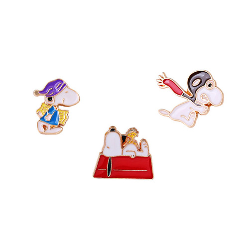 Cute Japanese anime character brooches, cartoon and comic peripheral alloy badges, clothing bags, kawaii accessories