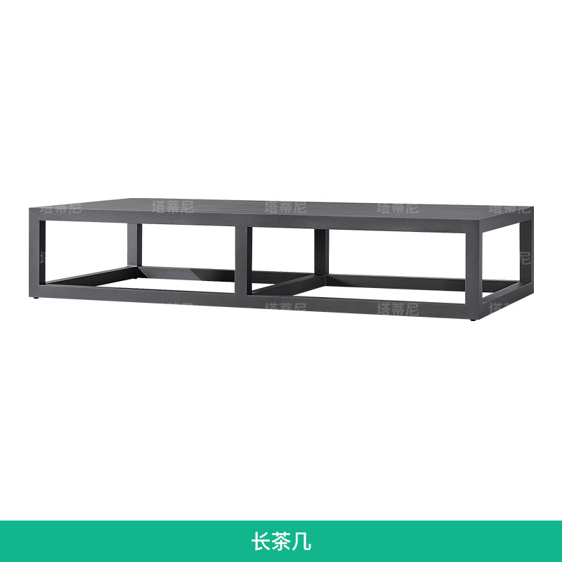 Conjunto de muebles de teca para exteriores, resistentes al agua y a los rayos UV, para patio, jardín, terraza, sofá de aluminio para balcón.