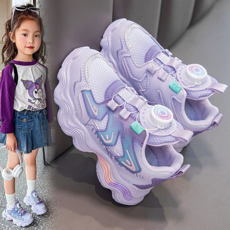 2024秋子供スニーカー男の子通気性ランニングシューズ女の子ソフト底カジュアルシューズ学生滑り止めツイストシューズ|undefined