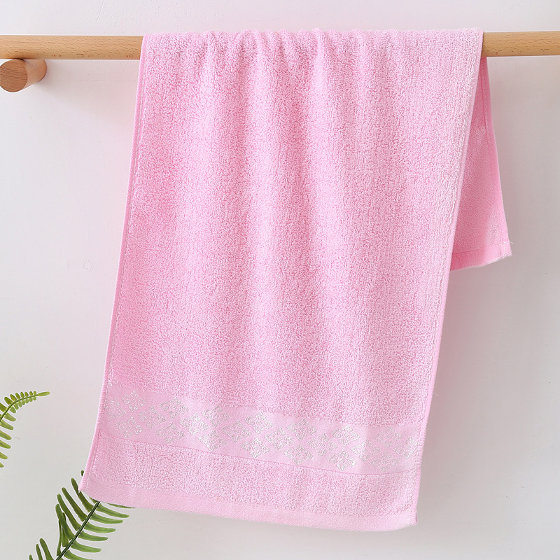 Toalha de rosto jacquard algodão bambu macia e absorvente_voghion.com