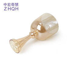 金茶色便携式手持水晶圣杯音乐钵水晶歌唱碗瑜伽减压打击乐器
