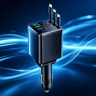 Mobil şarj cihazları | charger, 7-in-1 retractable cable