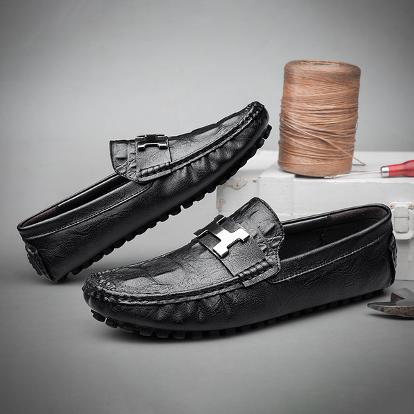Fashionable leather casual footwear English style