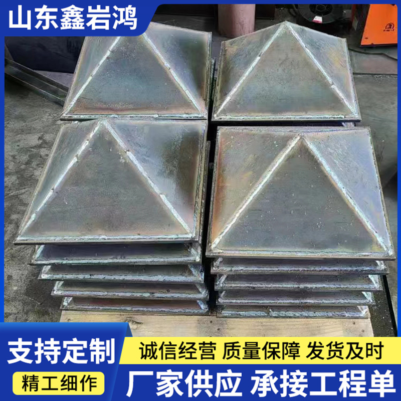 桩尖 加工 建筑工程管桩  巡场模范单位 600十字桩尖防腐环保