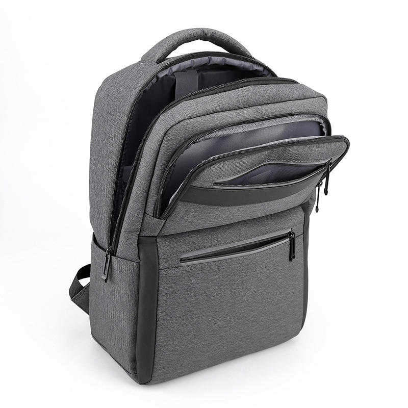 新款大容量商务休闲双肩包男 多功能15.6寸电脑双肩背包 通勤出差