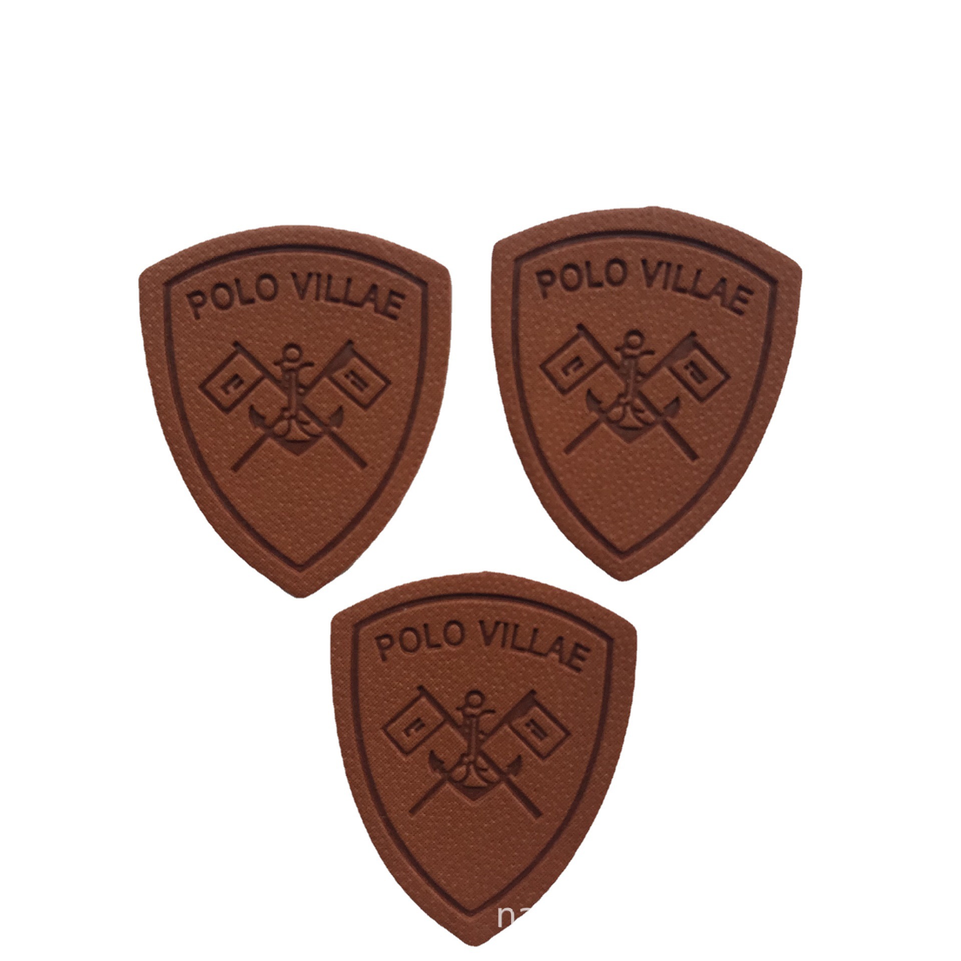 供应服装吊牌羽绒冲气标,PVC标牌PU标牌超纤标LOGO制作