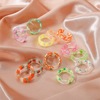 Brand summer cute fruit acrylic fashionable ring, resin, wholesale
