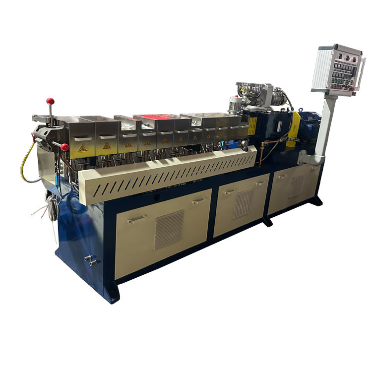 双螺杆ABS色母改性挤出造粒机生产线 EAA共聚物塑料挤出造粒机