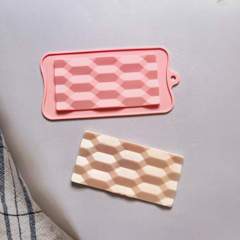 Escalones de chocolate 169 molde de silicona pastel helado pudín molde de postre jabón utensilios