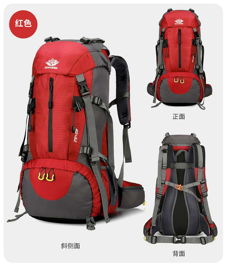 Mochila de Senderismo Warheim, Gran Capacidad, Impermeable, Multiusos